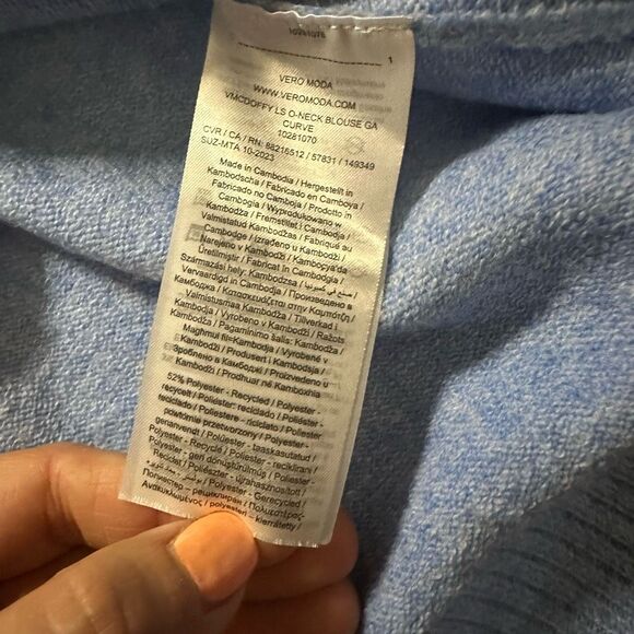 NWT Vero Moda sadilla crewneck sweater plus size 2x - Picture 9 of 9